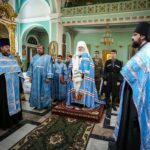 Митрополит Кирилл совершил молебное пение в праздник Владимирской иконы Божьей Матери