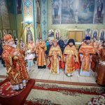 В пятницу Светлой седмицы митрополит Кирилл совершил Литургию в Никольском храме г. Светлограда