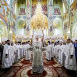 В день крещения Руси митрополит Кирилл возглавил Божественную литургию во Владимирском соборе в Ставрополе