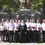Войсковой собор святого благоверного князя Александра Невского посетили лидеры региональных отделений Союза казачьей молодежи Кубани